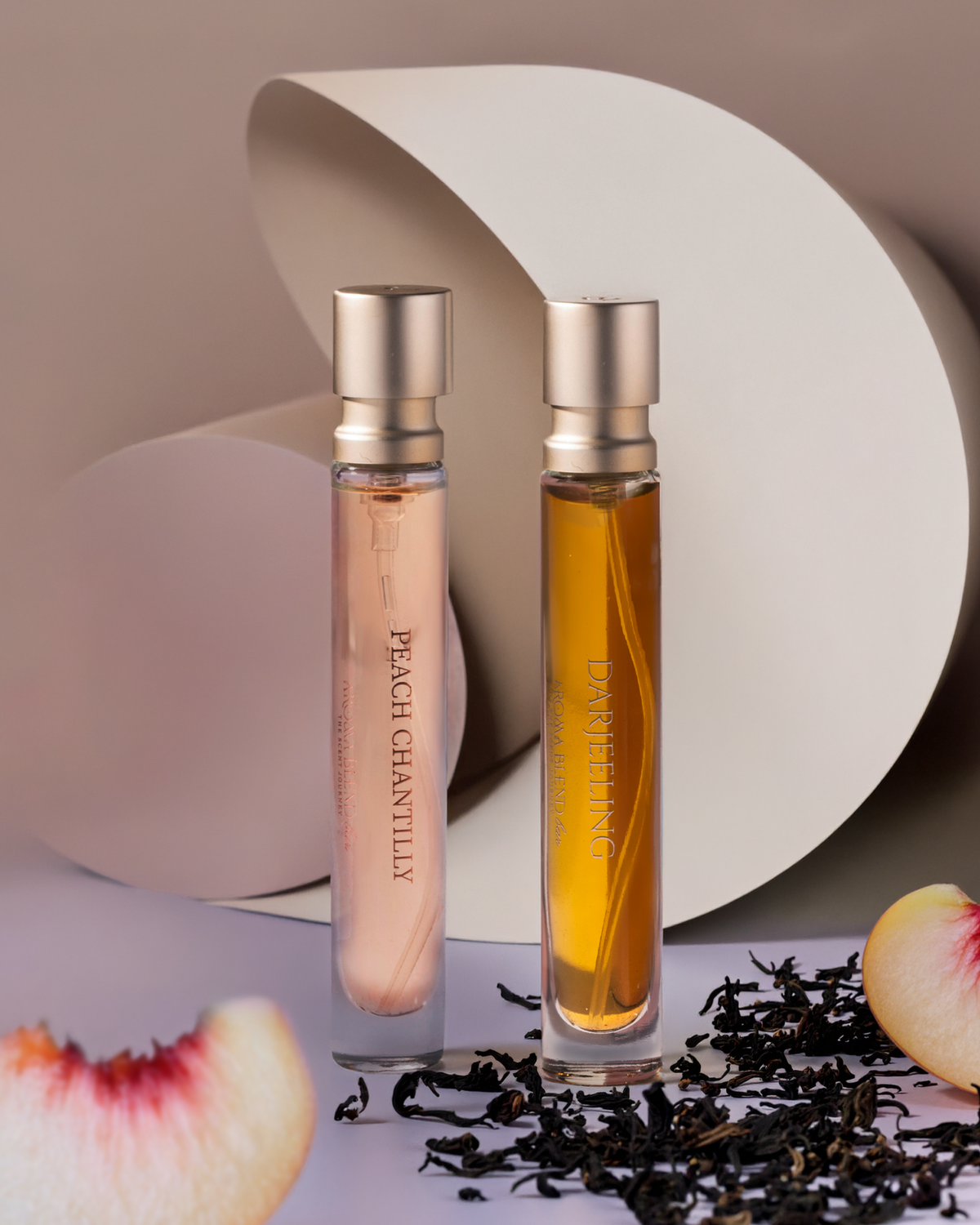 PEACH CHANTILLY × DARJEELING Layering Set – aromablendbar