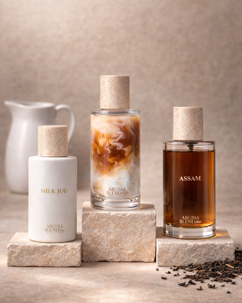 アロマブレンドバー ミルクジャグ 10ml ASSAM × MILK JUG ROYAL MILK TEA LAYERING SET – aromablendbar